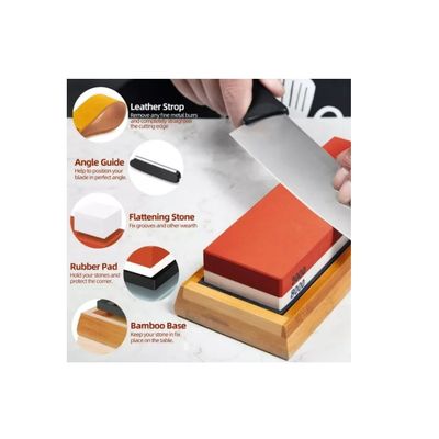Imagen 2 del producto Juego De Piedra Afiladora Cuchillos 400 / 1000 / 3000 / 8000