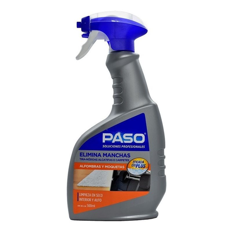PASO - Quita Mancha Alfombras Y Tapices Paso Limpieza En Seco 500ml