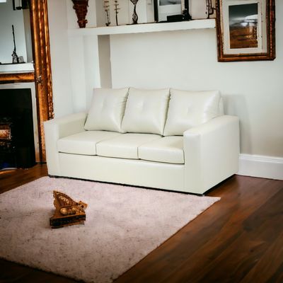 Imagen 2 del producto Sofá Emilia 3 Cuerpos Pu Beige