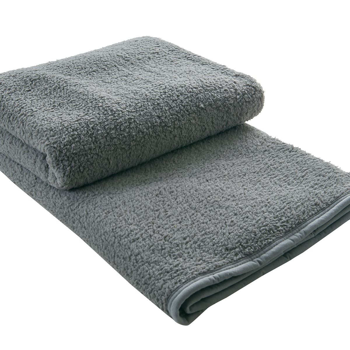 ZAHR - FRAZADA SHERPA SINGLE GRIS