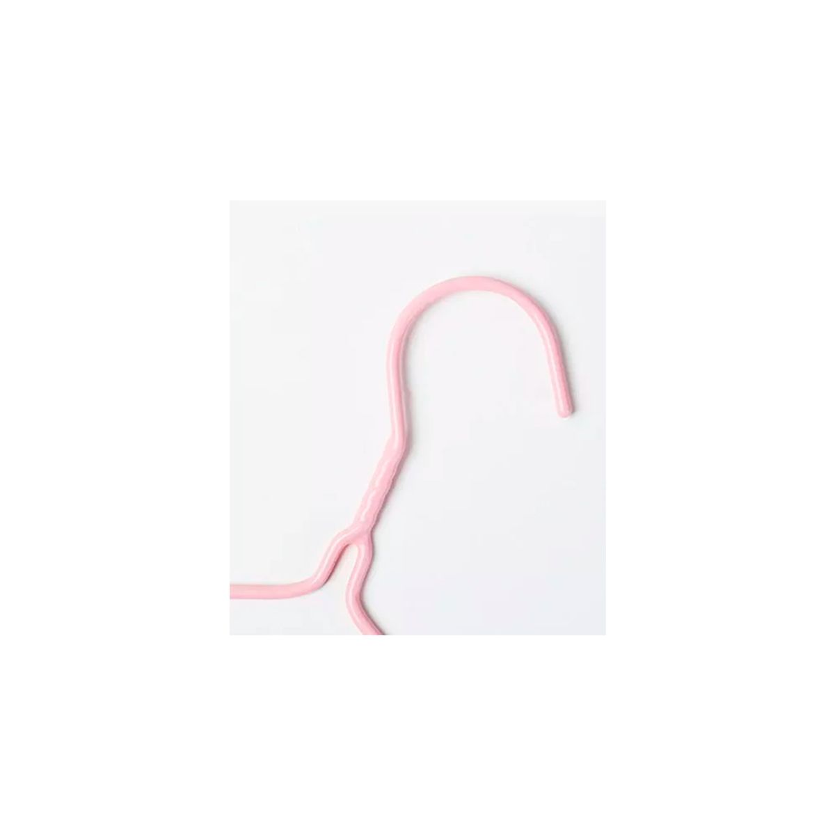 GENERICO - Set 20 Unidades Ganchos Colgadores De Ropa Rosa