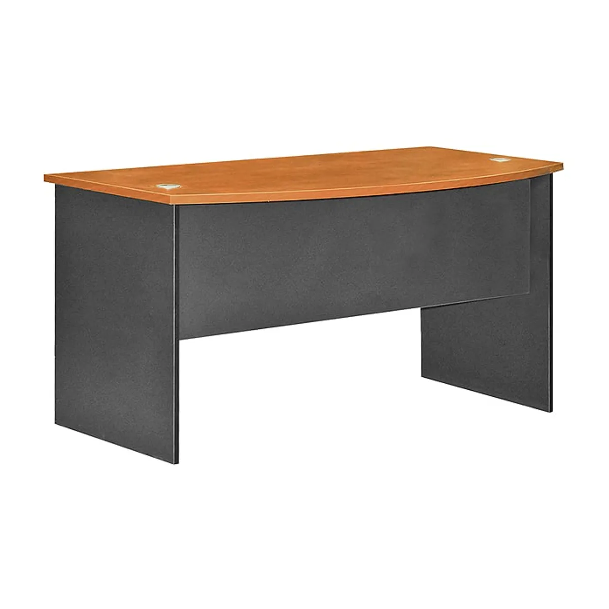 MSA MUEBLES SANTA ANA - ESCRITORIO CURVO 160 PERAL / GRAFITO