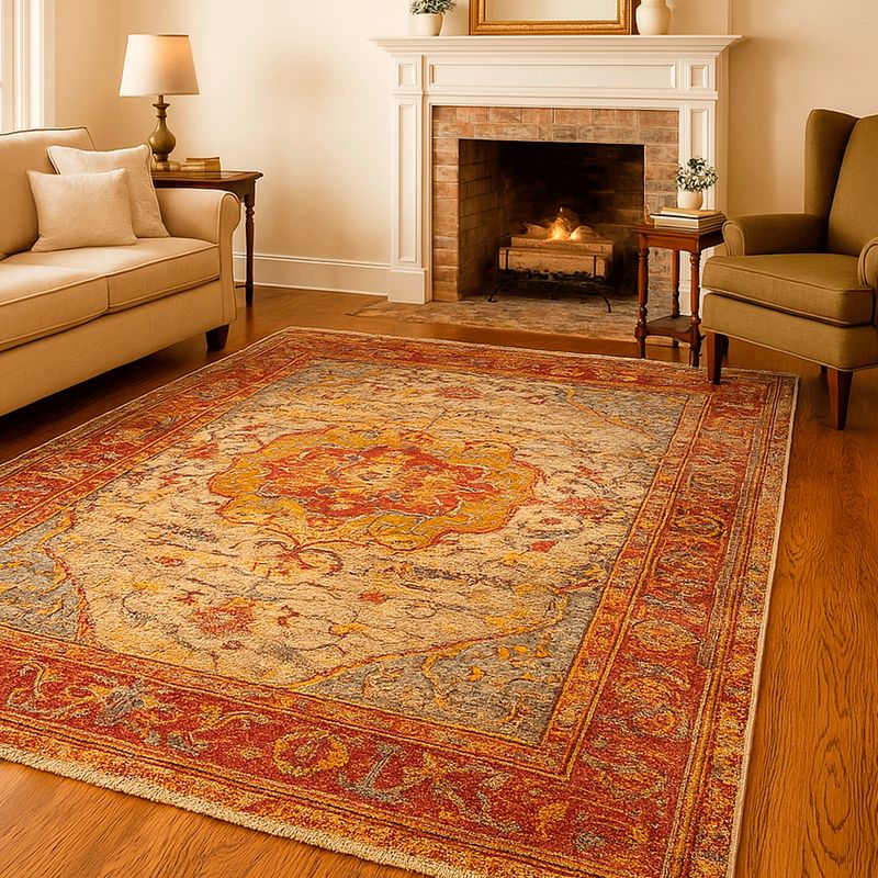 BAZHARS - Alfombra Vintage 160X235 cm Intrigue 7601 Bazhars