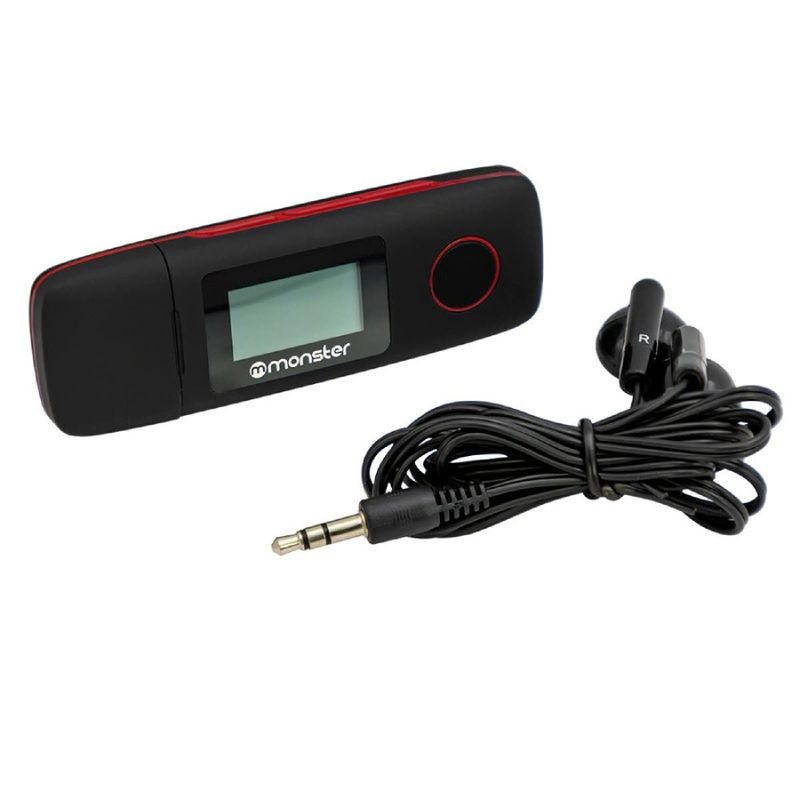 MONSTER - Reproductor MP3 Monster Audio 16GB Radio FM Puerto microSD MONSTER