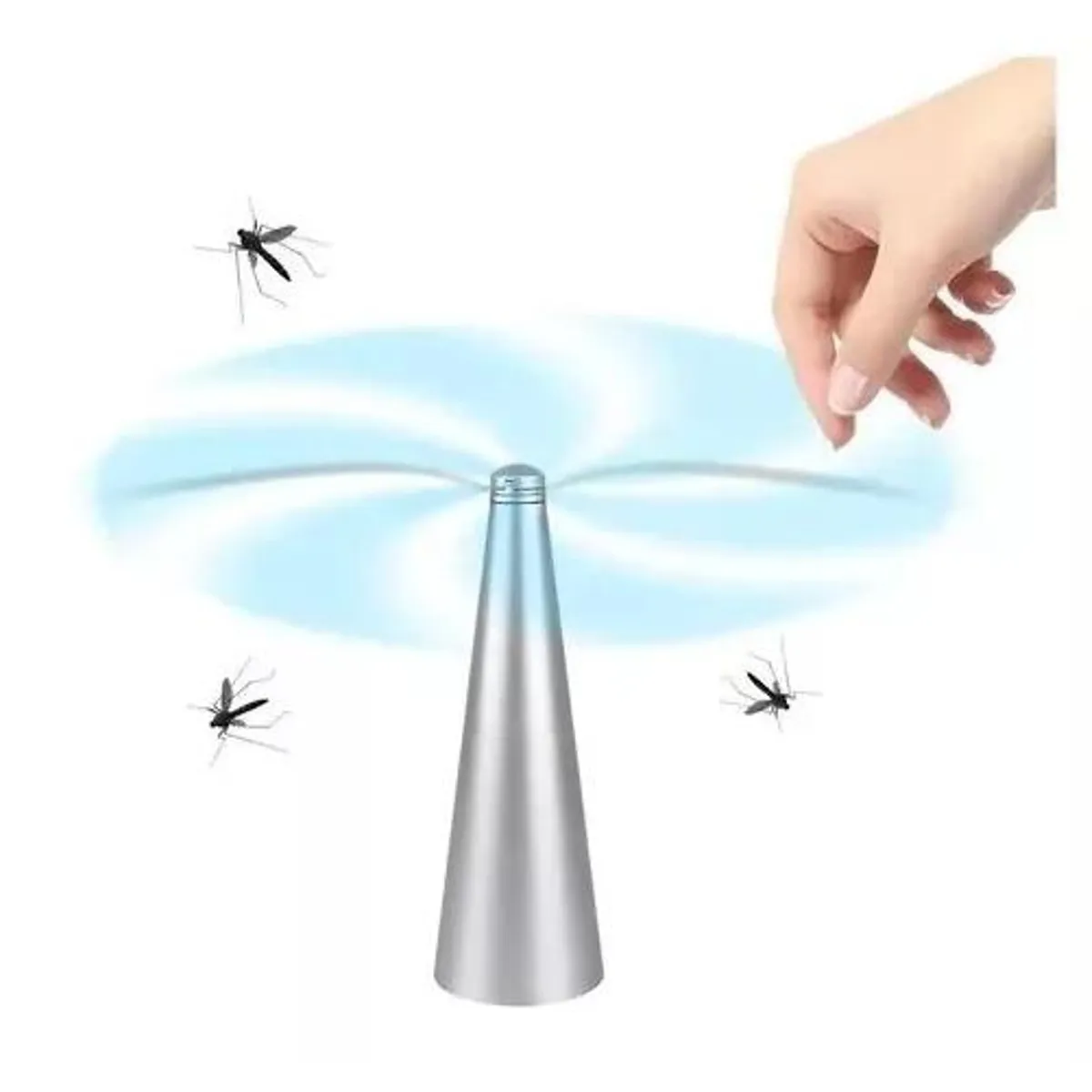 KUANGYE - Plata Automático Ventilador Abanico Repelente De Moscas