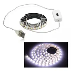 KUANGYE - Tira Luz Led Blanca Con Sensor Para Cocina Baño Armario 2m