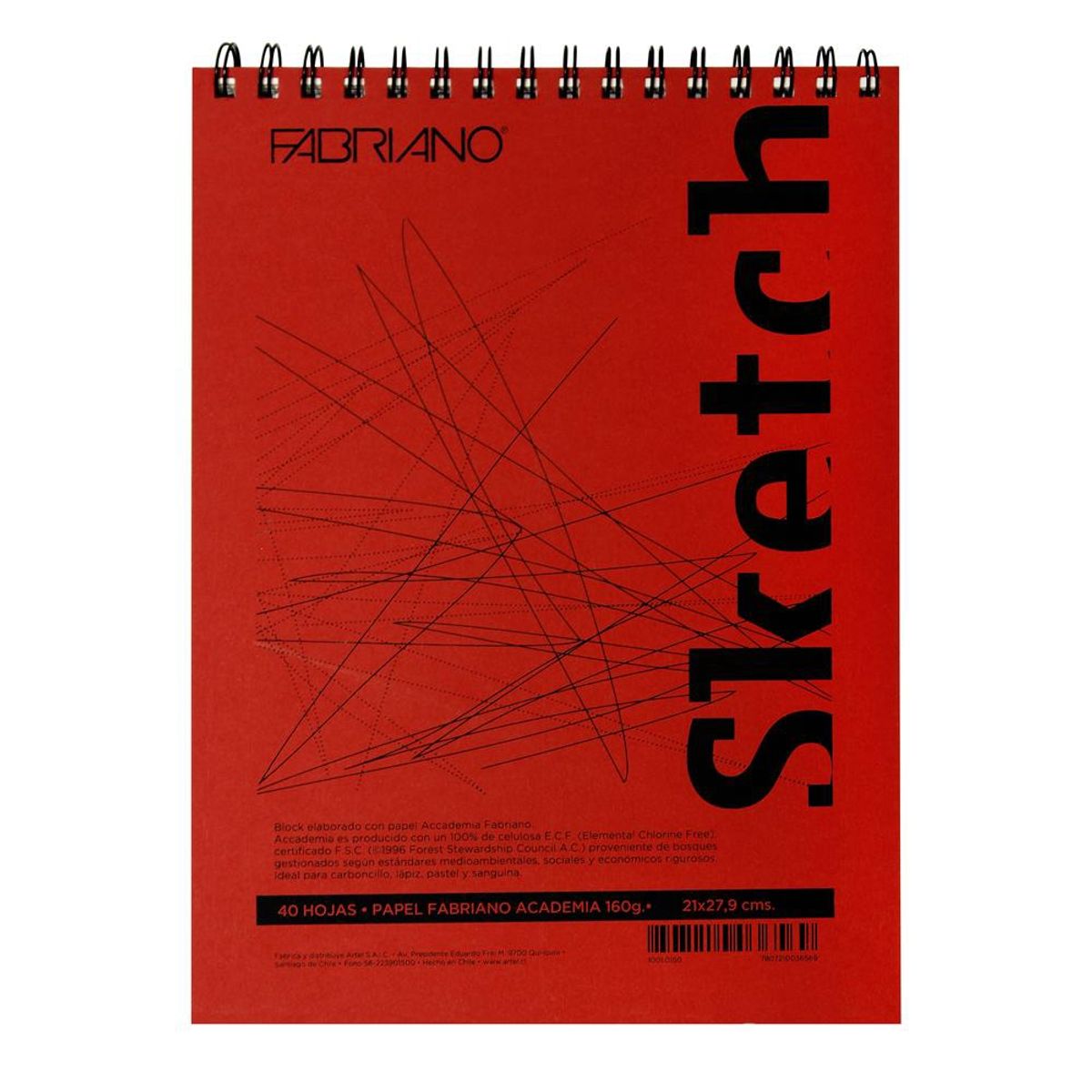 ARTEL - Croquera Fabriano  Dibujo 21X29,7