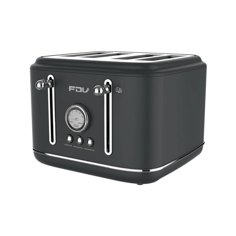 FDV Tostador 4 Rebanadas Iconic Black