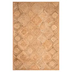 BAZHARS - Alfombra Yute 140X200 cm Heri Braided Nmulti Bk