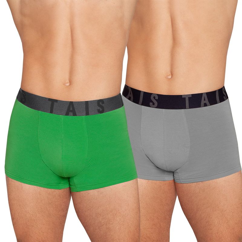 TAIS - 2 Unidades Bóxer Bamboo Ultra Fresco Verde