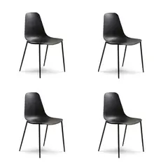 ASIMETRIKA - Set 4 Silla Almaraz Negro