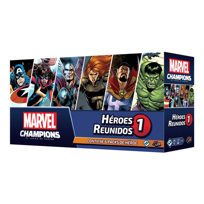EDGE ENTERTAINMENT - Juego Marvel Champions - Pack Héroes Reunidos 1