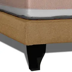 INNOVAMUEBLES - CAMA + RESPALDO DREAMS 1,5 PL MOSTAZA