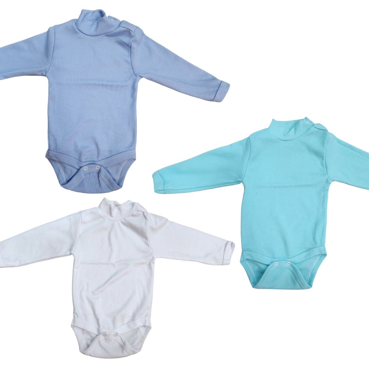 AGW - Pack 3 Body Beatle Bebe Niño 100% Algodon Pasteles