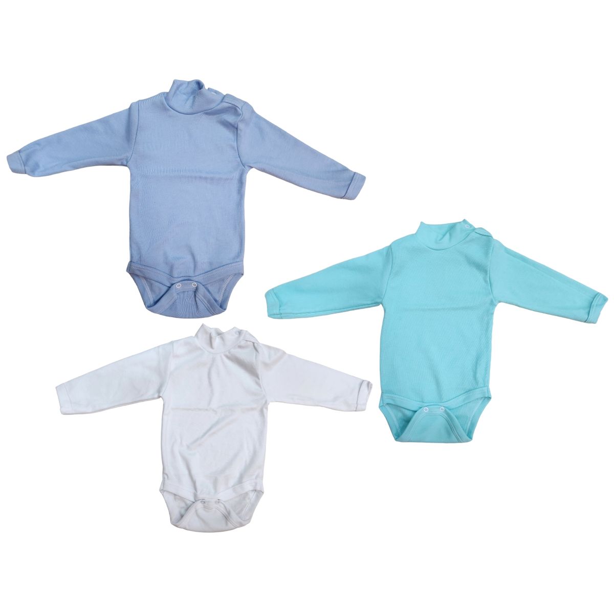 AGW - Pack 3 Body Beatle Bebe Niño 100% Algodon Pasteles