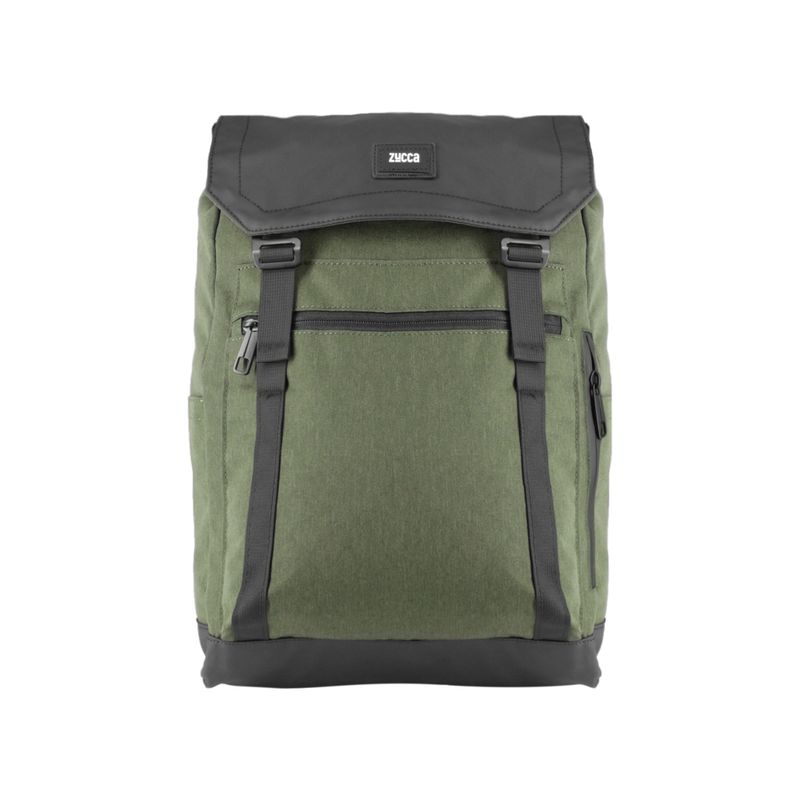 ZUCCA - Mochila  Zucca Bangkok , Notebook 17", verde