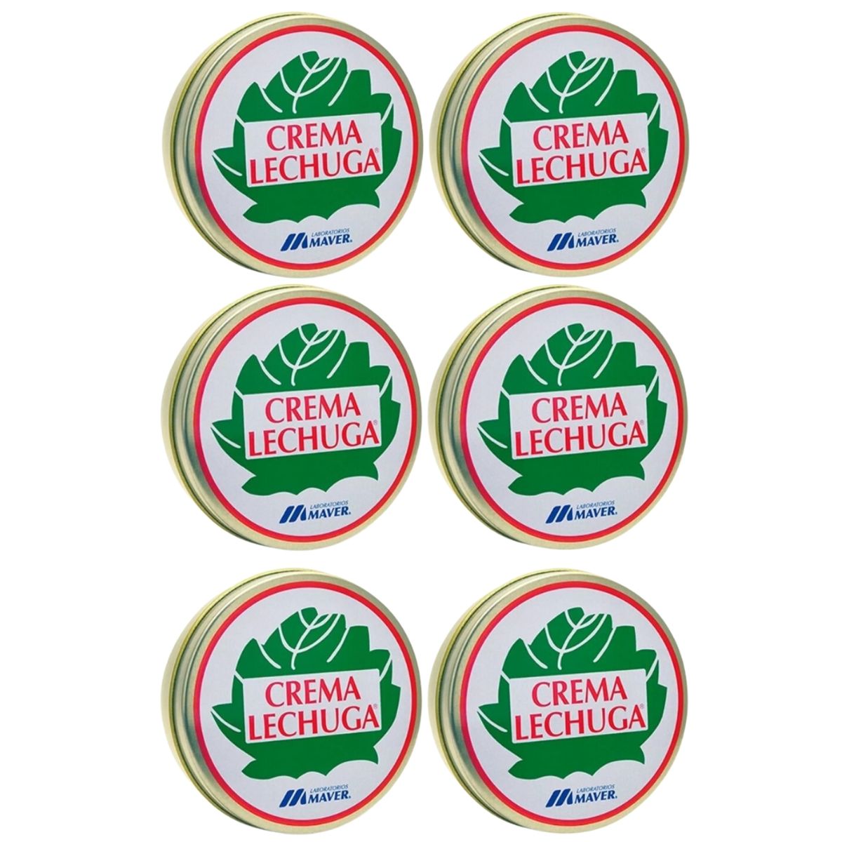MAVER - Crema Lechuga Humectante 28ml Pack 6 Unidades.-