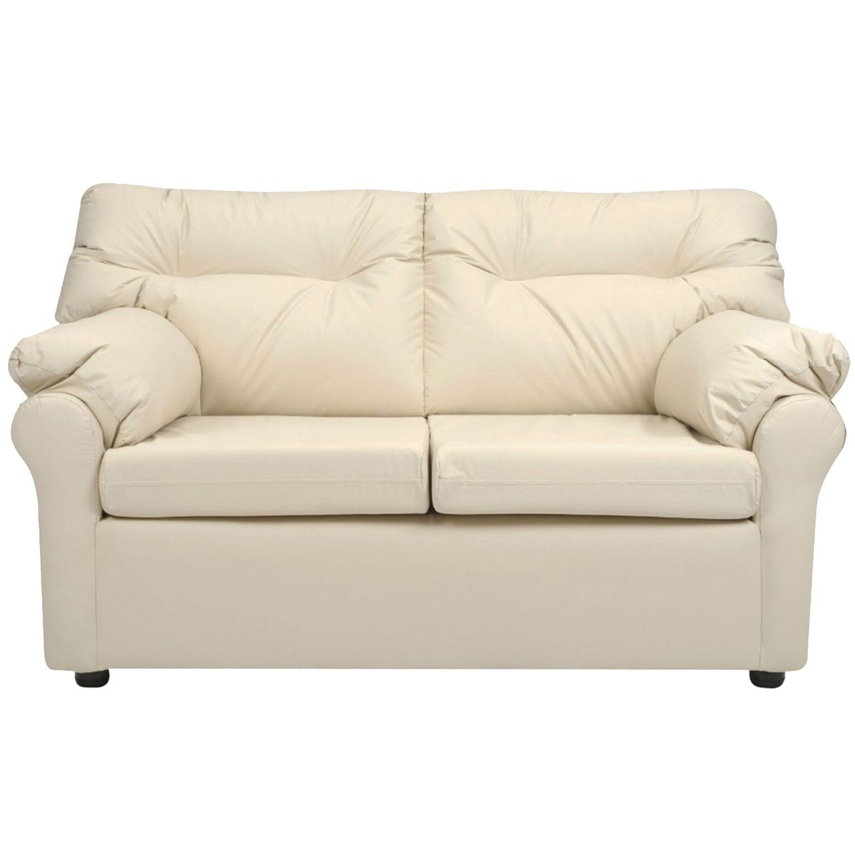 MUEBLES AMERICA - Living América 211 Cuero Sintético Beige