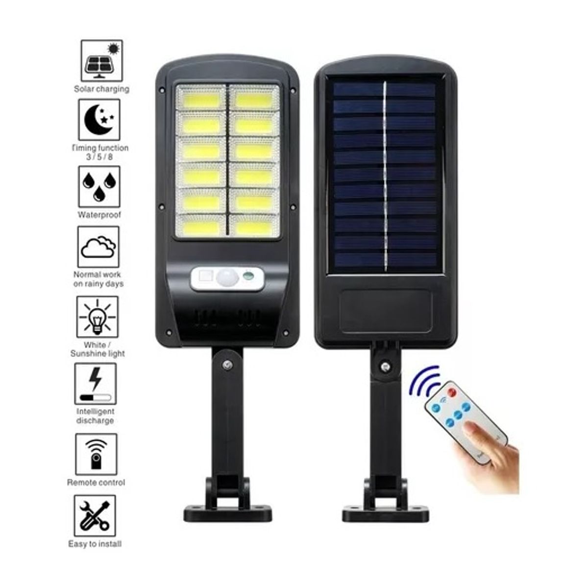 GENERICO - Foco Solar 400w Foco Solar Jardin Foco Led Sensor Solar