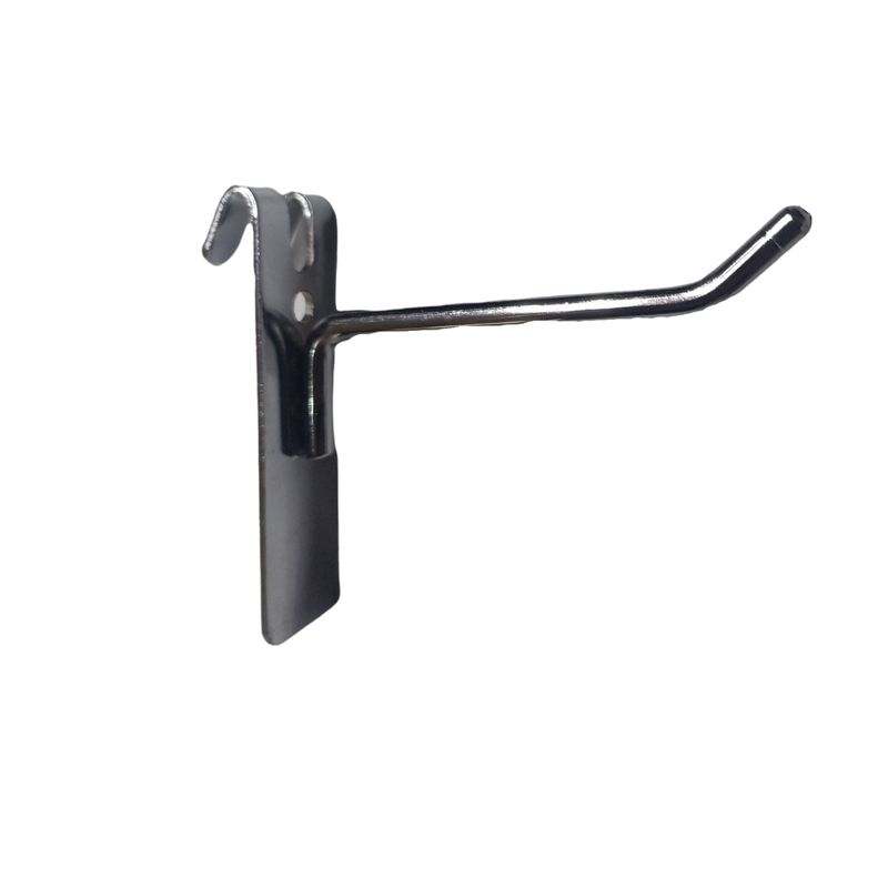 GENERICO - Pack 10 Ganchos Metal Para Malla 15cm Exhibidor