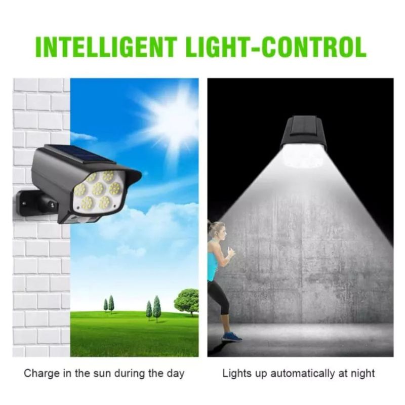 GENERICO - Foco Solar Tipo Led Con Cámara y Sensor Movimiento Premium
