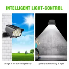GENERICO - Foco Solar Tipo Led Con Cámara y Sensor Movimiento Premium