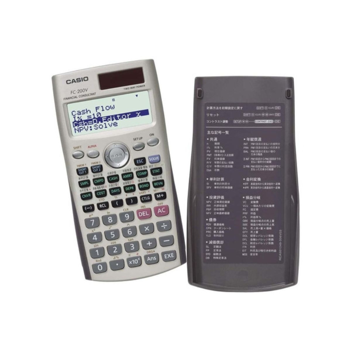 CASIO - Calculadora Financiera Casio Fc-200v version 1