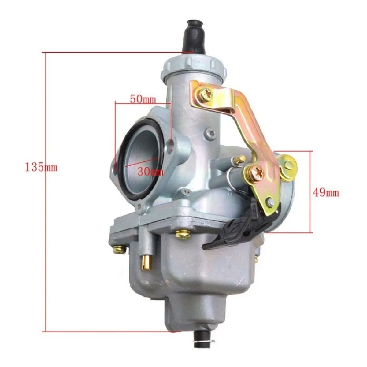 GENERICO - Carburador Moto 200 A 250cc (pz 30) + Filtro De Bencina Cg
