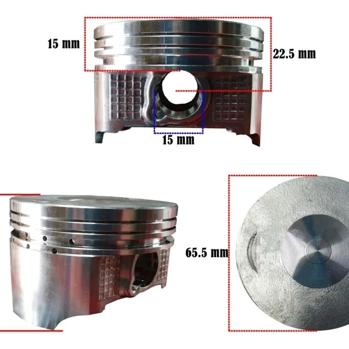 GENERICO - Kit Cilindro Completo CB250 / UM 250 (65.5mm) Cadenero