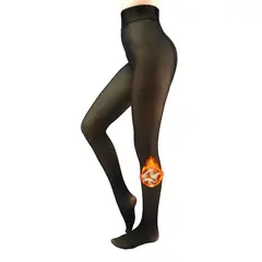 EVERSO - Pack 3 Calzas Efecto Piel Con Chiporro Mujer.