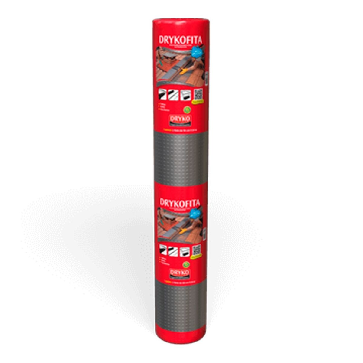 GENERICO - Cinta Asfáltica Adhesiva Multiuso y tapagoteras DRYKOFITA 90 cm x 10 m - Aluminizada