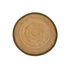 BAZHARS - Alfombra Yute 200X200 cm Nav Bk 040