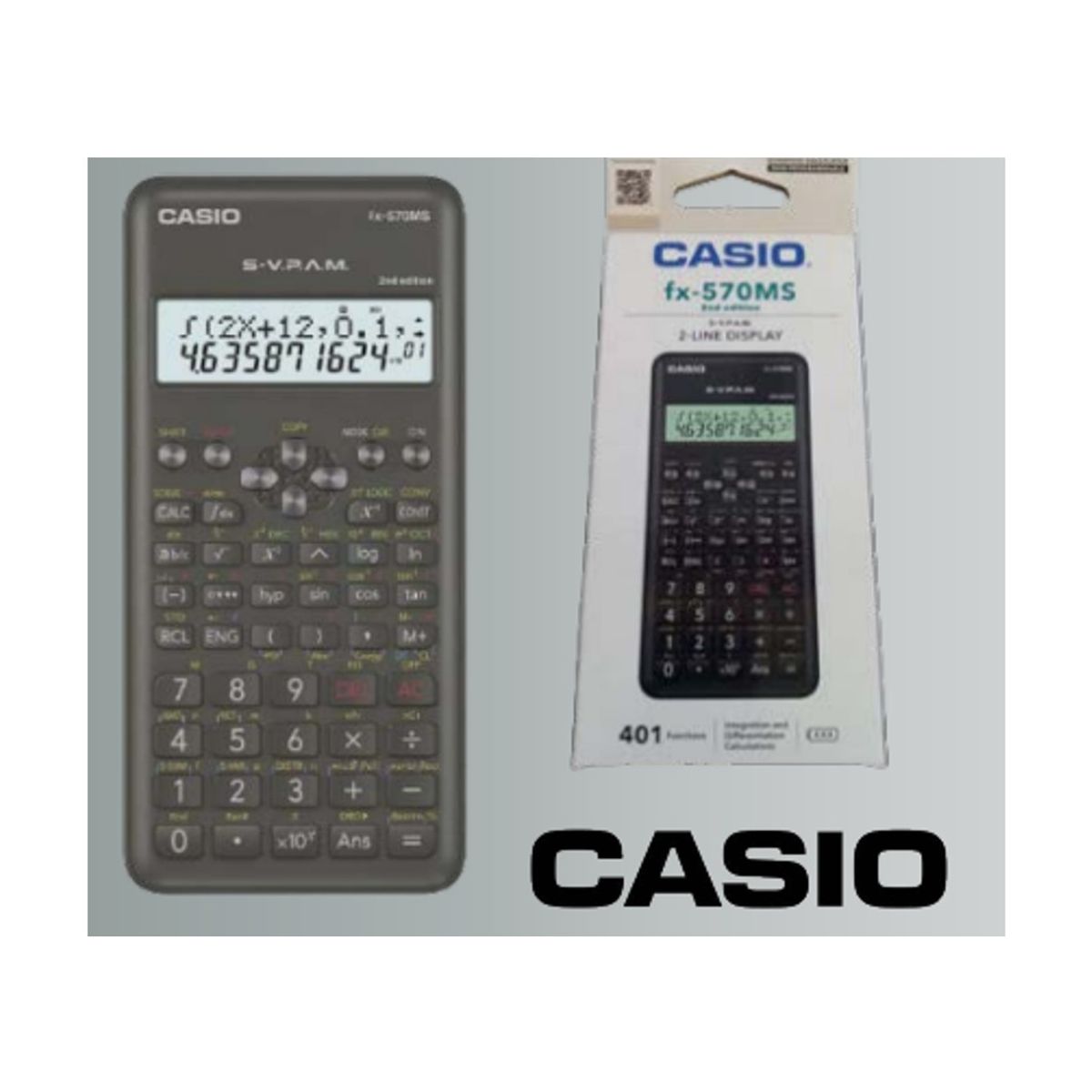 CASIO - CALCULADORA CIENTIFICA FX 570MS