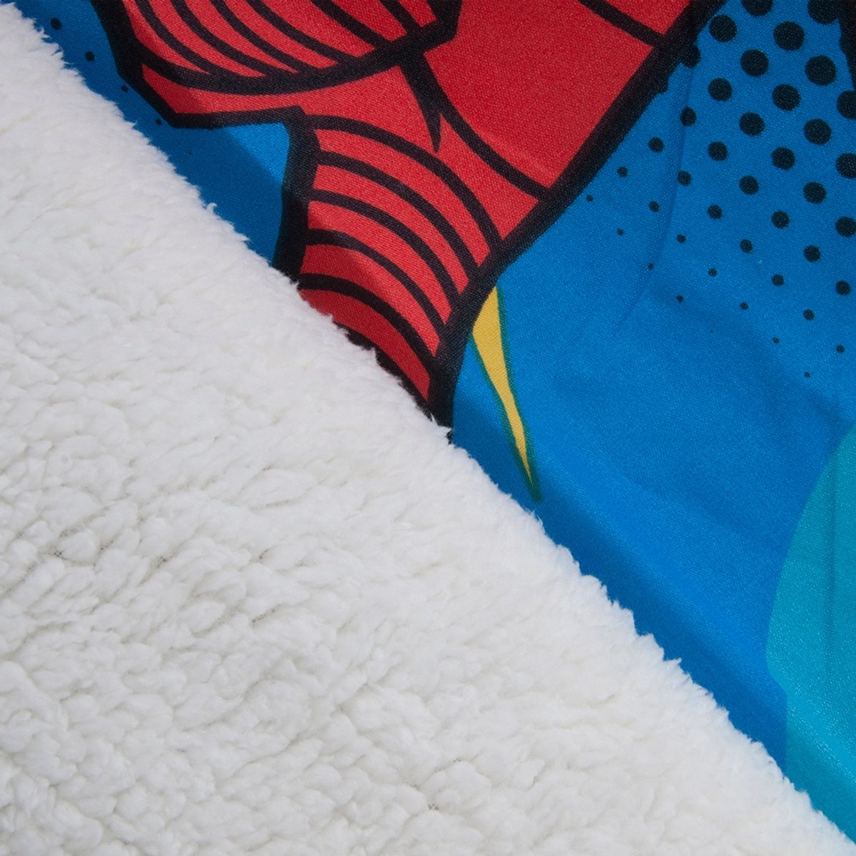 DISNEY - Plumón Microfibra Sherpa Single Spiderman Super He