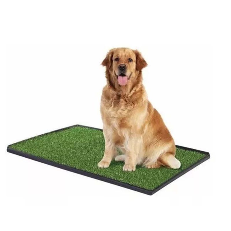 TODODESCUENTO - Baño Para Perros Xxl, Alfombra Pasto Sintetico, Mascota