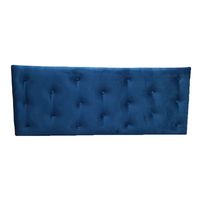 Respaldo 2 Plazas Azul Marino Felpa Muebles Rimar