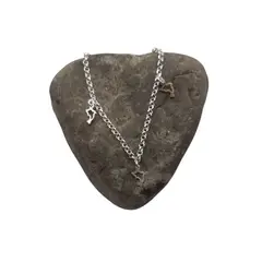 GENERICO - Pulsera Mujer 5 Delfines Plata Fina Italiana 925