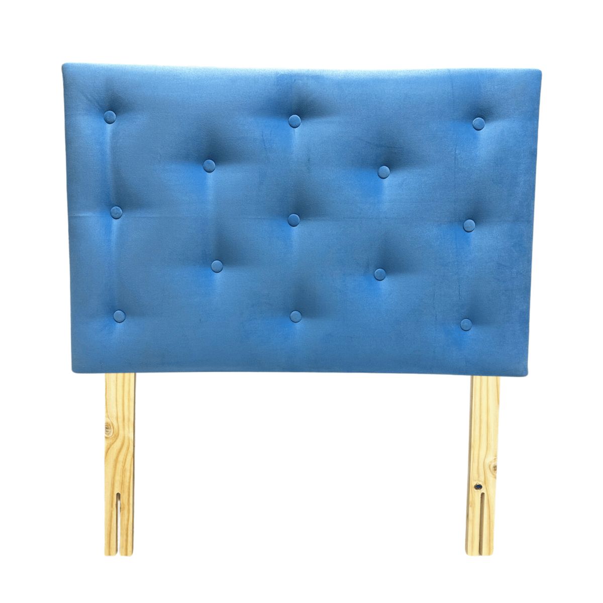 GENERICO - Respaldo 1 Plaza Celeste Felpa Muebles Rimar