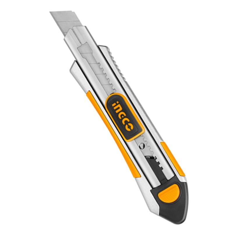 INGCO - Corta Carton Cuchillo Cartonero 18mm X 100mm Ingco Hkns1808