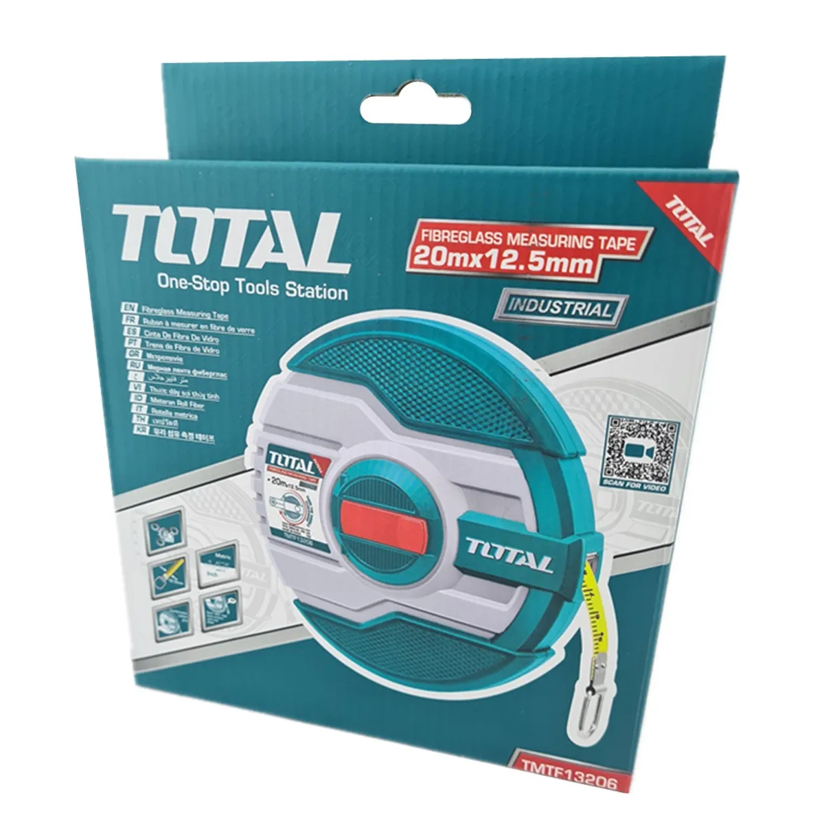 TOTAL TOOLS - Huincha Cinta Métrica 20m X 125mm Total Tmtf13206