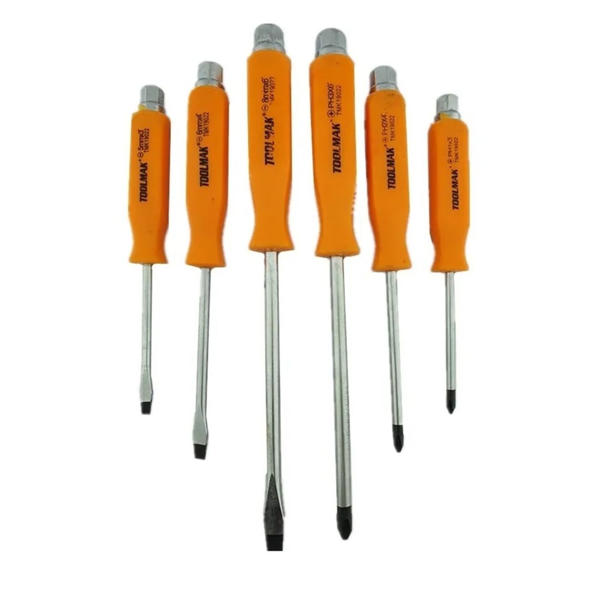 GENERICO - Set Kit Juego De Destornilladores De Golpe 6 Piezas Toolmak