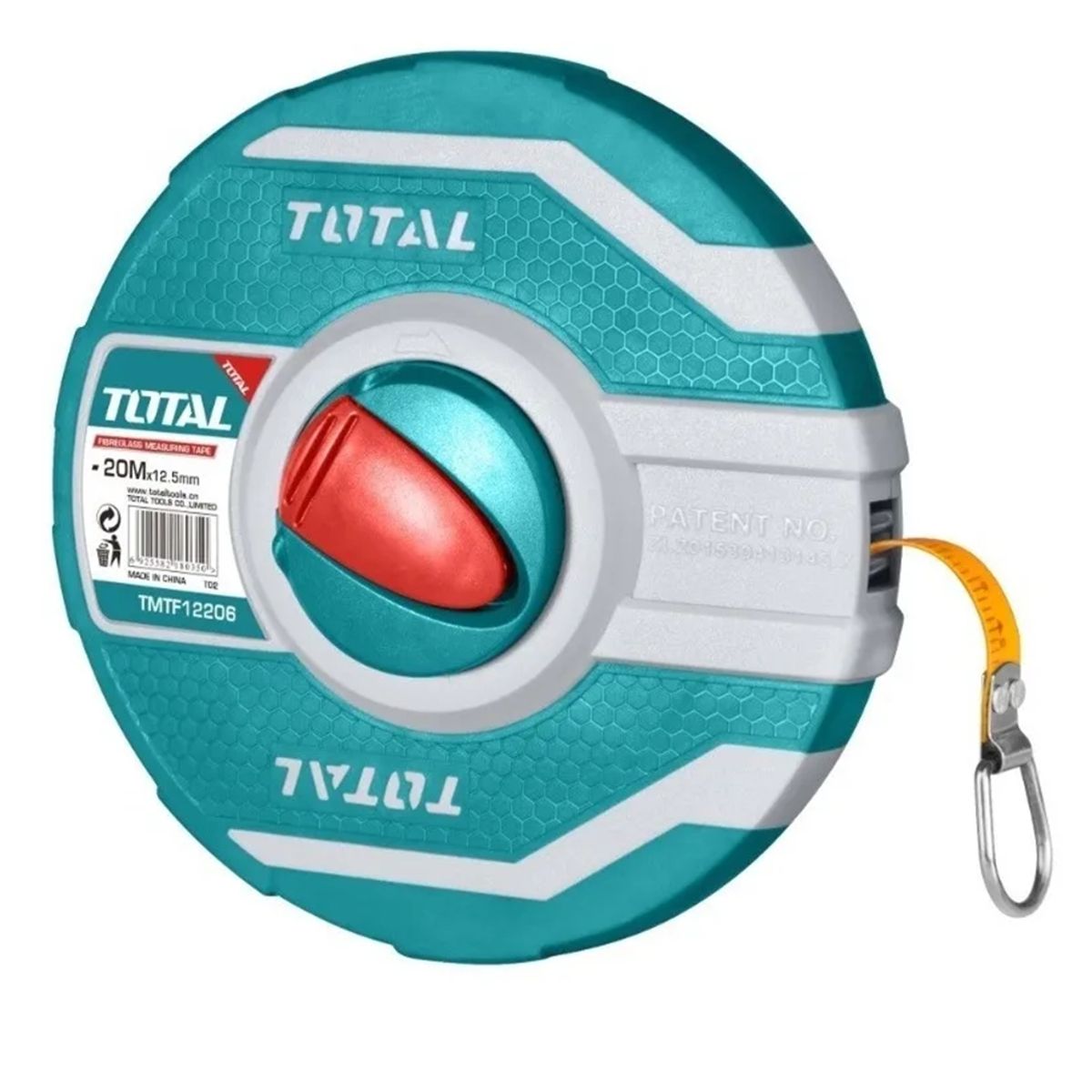 TOTAL TOOLS - Huincha Cinta Métrica Fibra De Vidrio 20m X 125mm