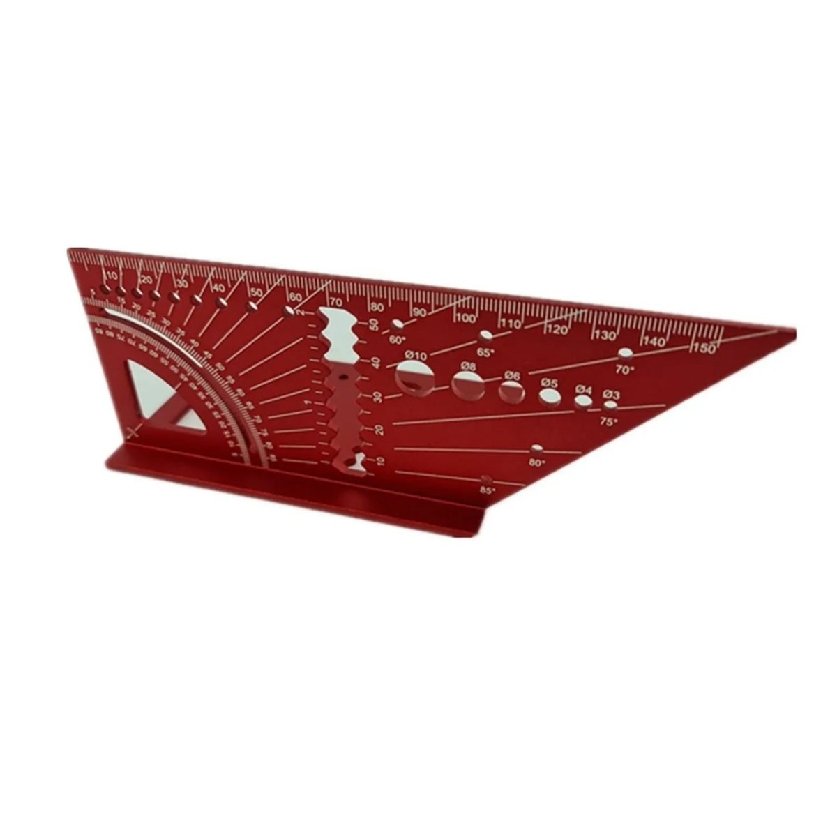 GENERICO - Plantilla Escuadra 45-90°c Carpinteria Aluminio Multifuncion