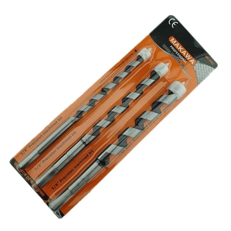 MAKAWA - Broca Madera 3 Piezas Makawa Mk-0662