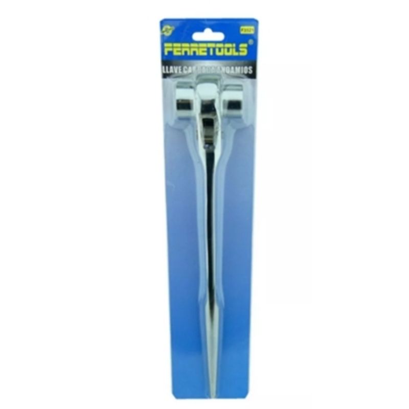 GENERICO - Llave Carraca Andamios 19 Mm / 22 Mm Ferretools
