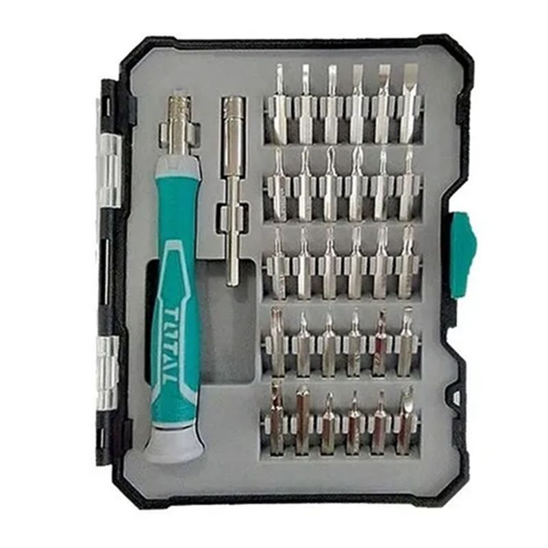 TOTAL TOOLS - Set De Destornilladores De Precision 32 Piezas Total
