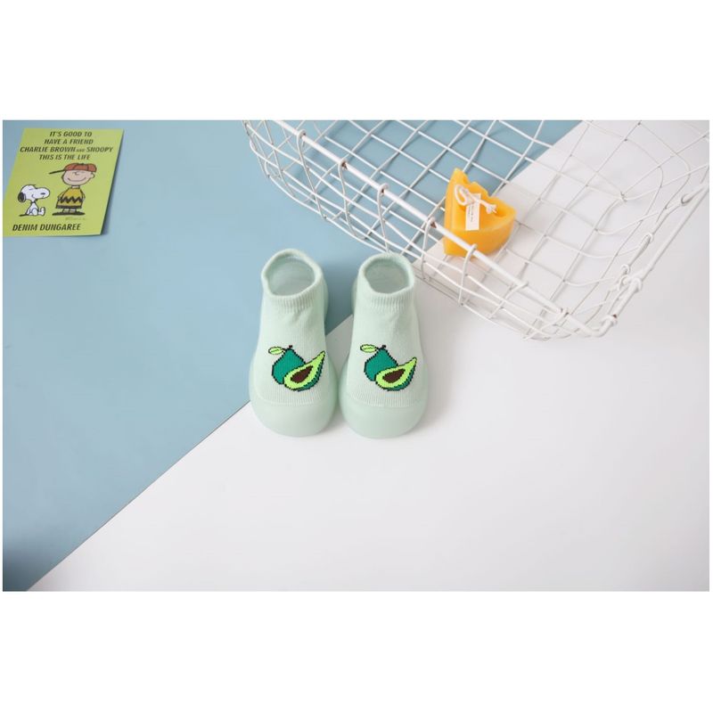GENERICO - Zapatilla infantil estilo calcetin - Suela antideslizante Superheroes