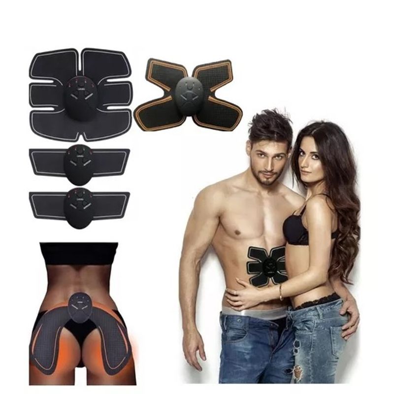GENERICO - Kit Electrofisico Electroestimulador Muscular Fitness 5 En 1