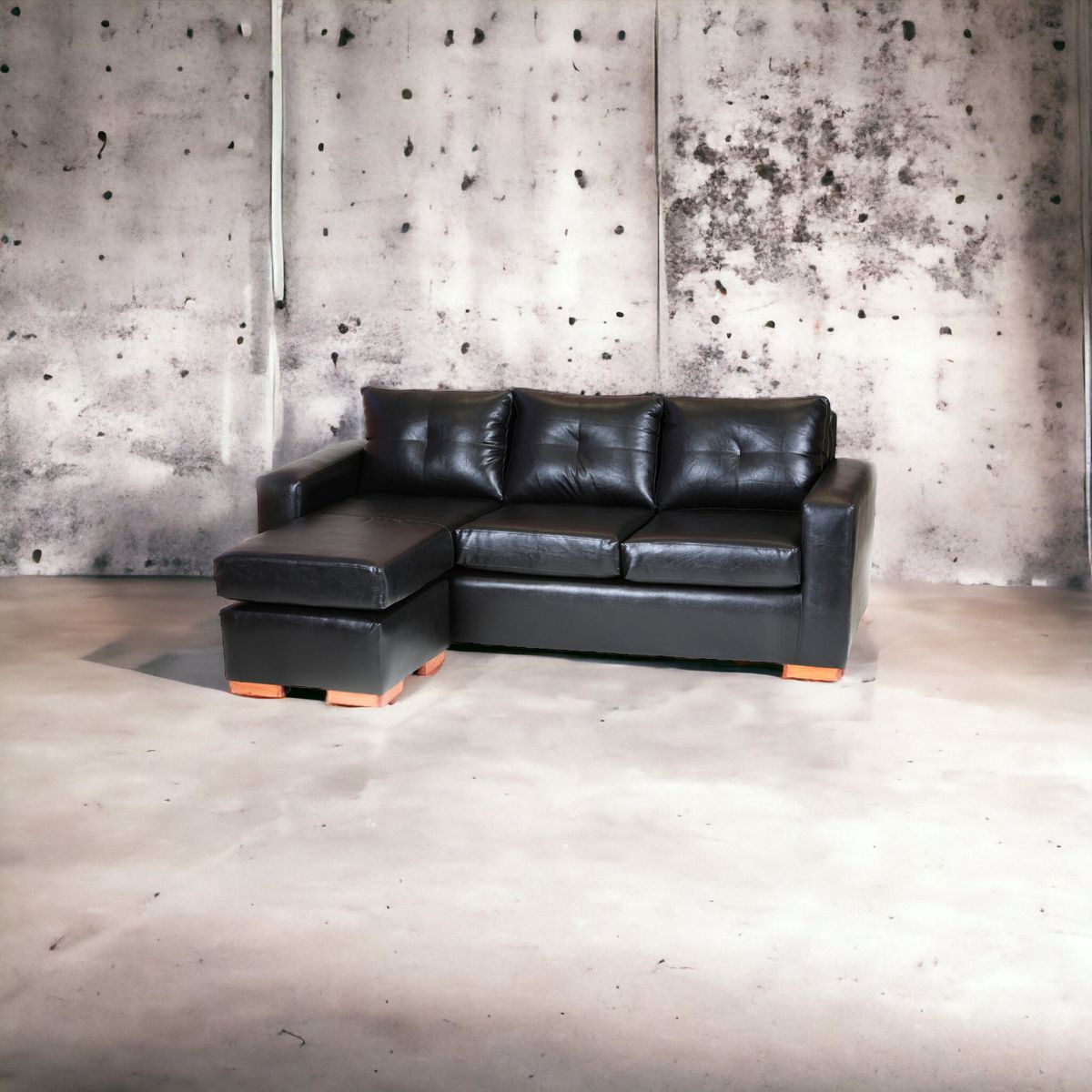 MUEBLES AMERICA - Seccional Multiposiciones Magic Pu Negro