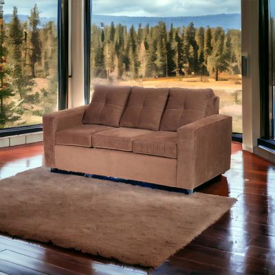 Imagen 2 del producto Sofá Emilia 3 Cuerpos Tela Chocolate